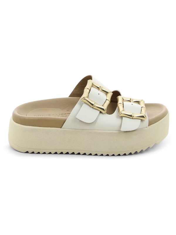 כפכפי פלטפורמה עם רצועות לנשים