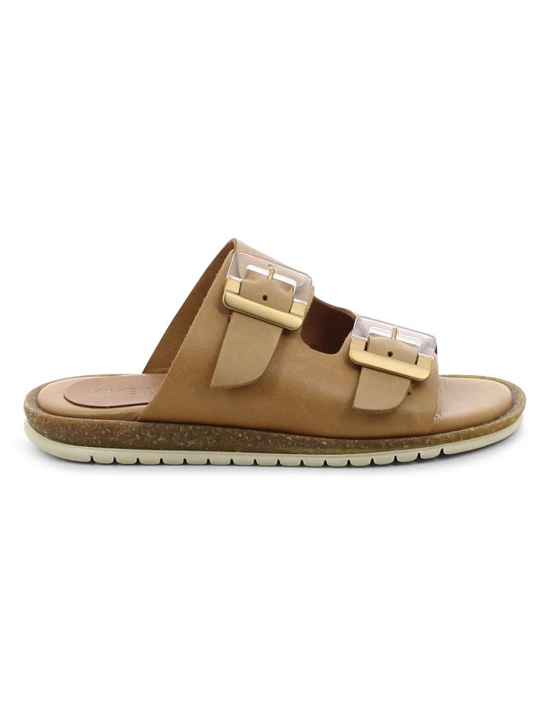 כפכפי רצועות עם אבזמים לנשים