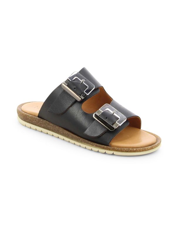 כפכפי רצועות עם אבזמים לנשים