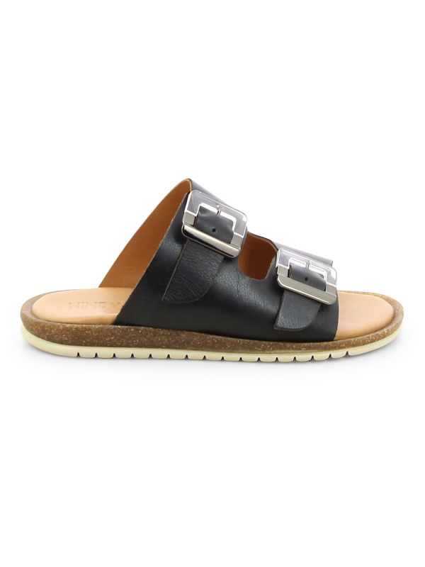 כפכפי רצועות עם אבזמים לנשים