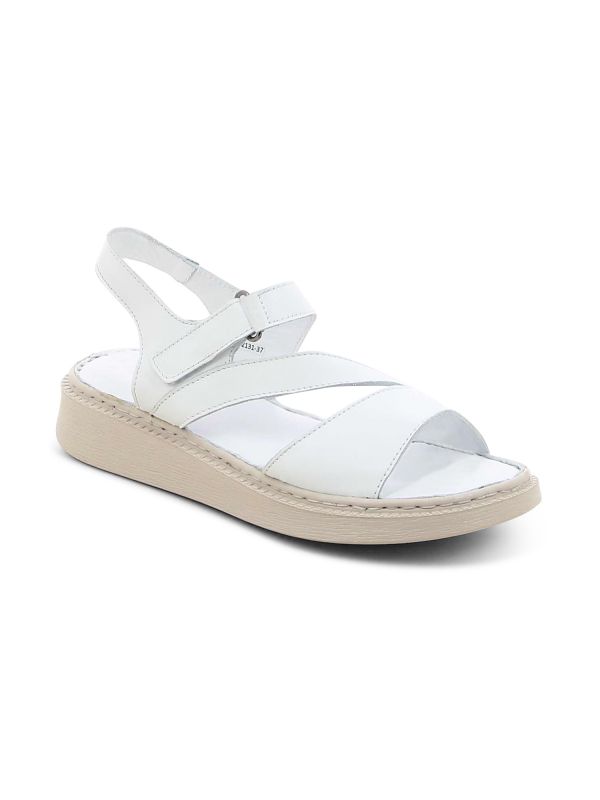 סנדלי פלטפורמה רצועות מוצלבות לנשים