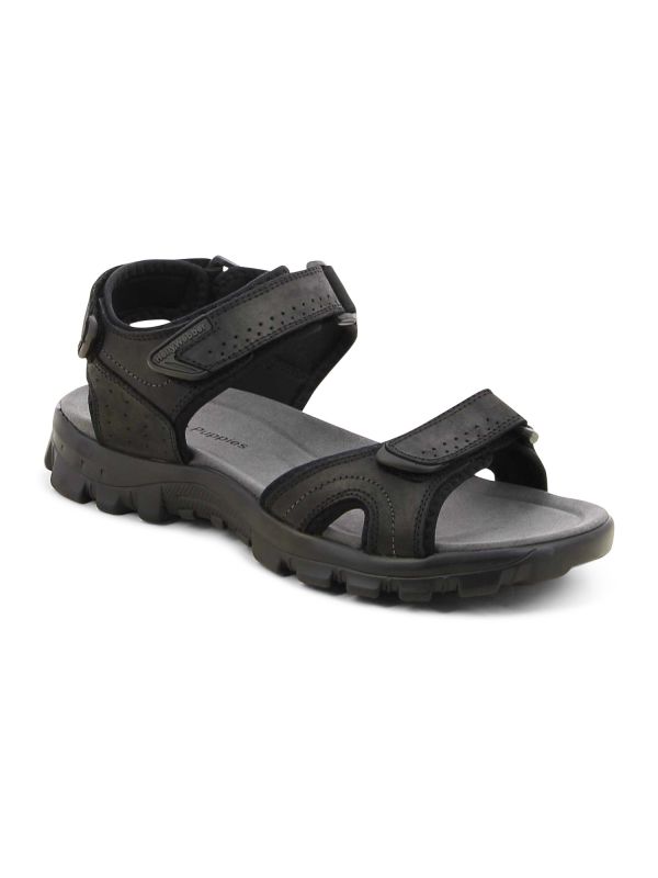 סנדלים תנכיים רצועות וולקרו לגברים HUSH PUPPIES