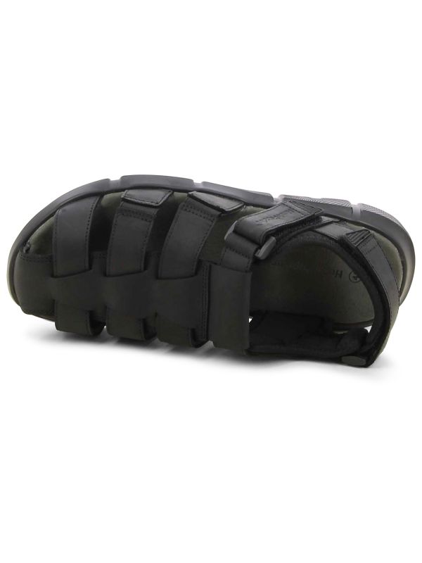 סנדלים קלועים עם גומי לגברים HUSH PUPPIES