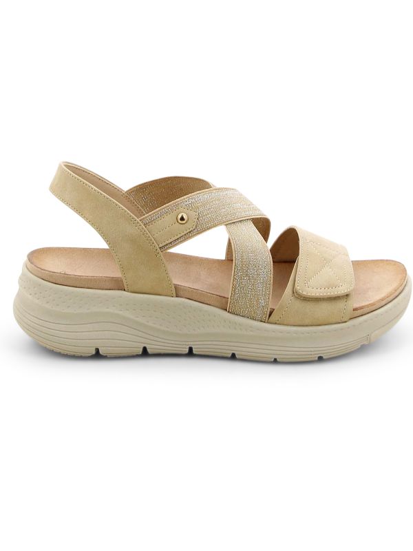 סנדלי נוחות עם עקב רוקי לנשים