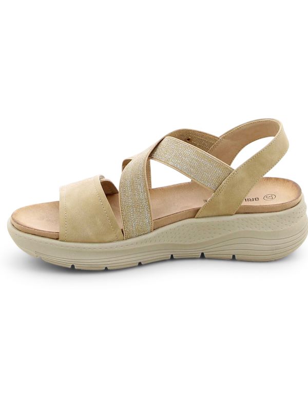 סנדלי נוחות עם עקב רוקי לנשים