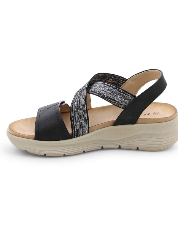 סנדלי נוחות עם עקב רוקי לנשים