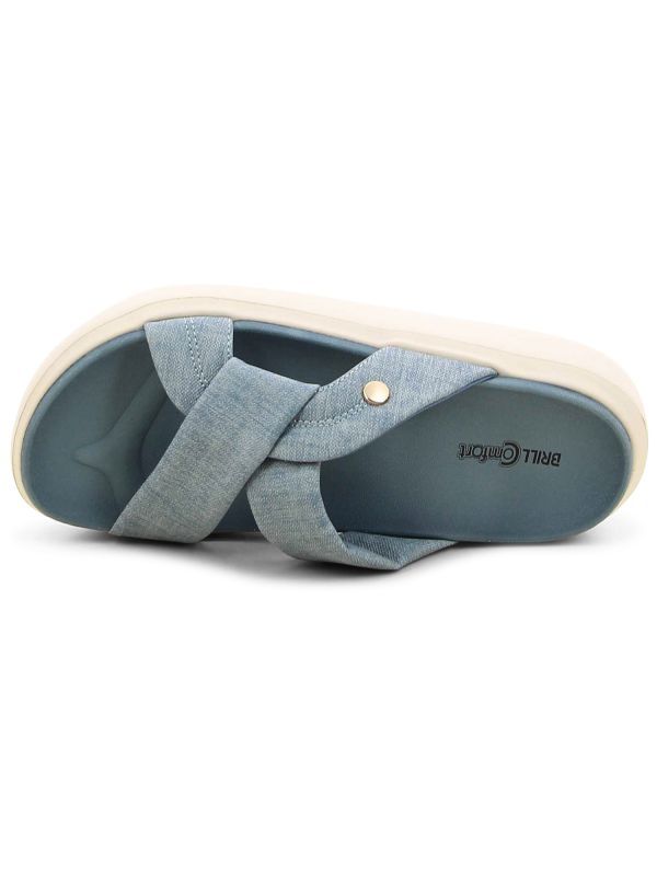 כפכפי פלטפומה רצועות מוצלבות לנשים