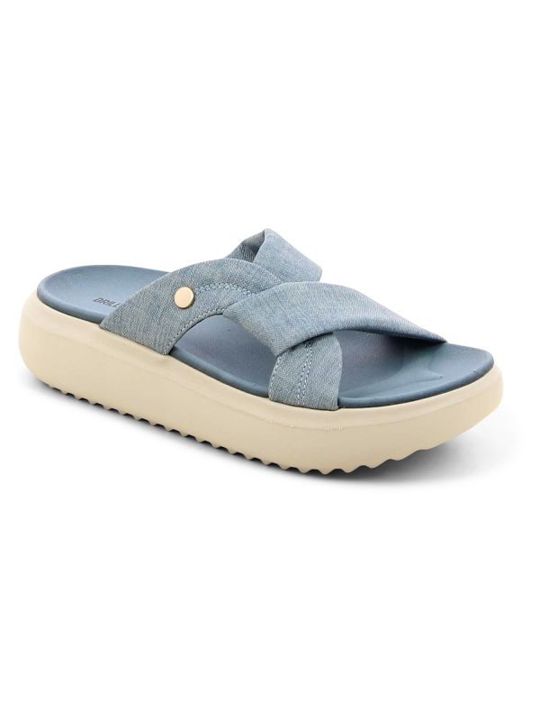 כפכפי פלטפומה רצועות מוצלבות לנשים