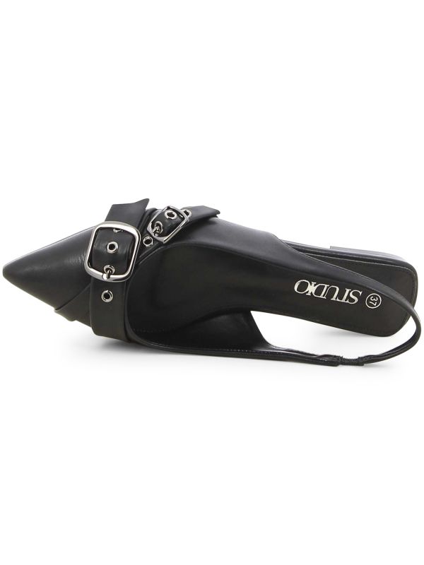 נעלי סירה עם פתח אחורי לנשים