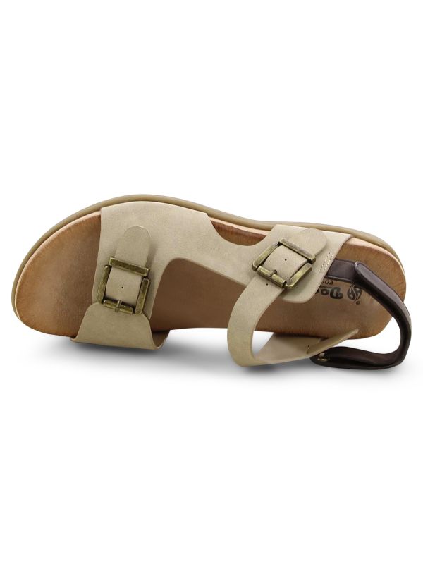 סנדלים שטוחים עם אבזמים DOCKERS לנשים