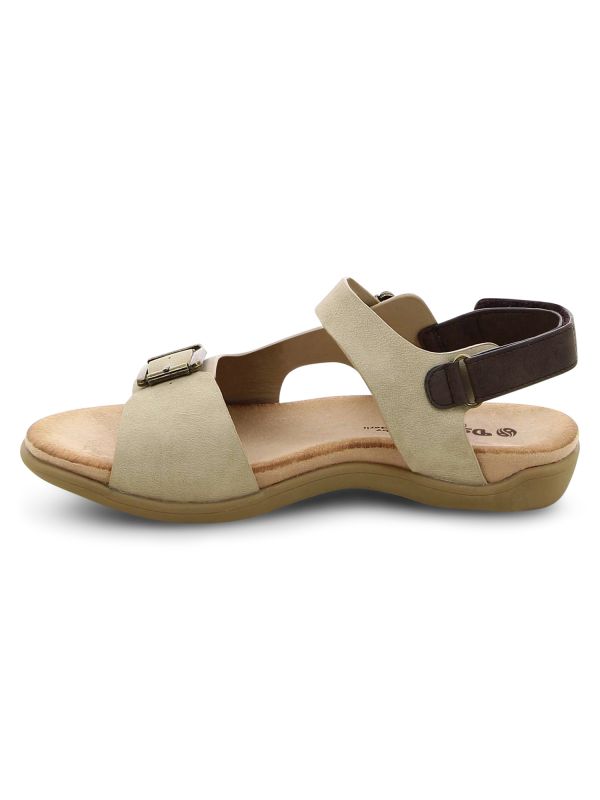 סנדלים שטוחים עם אבזמים DOCKERS לנשים