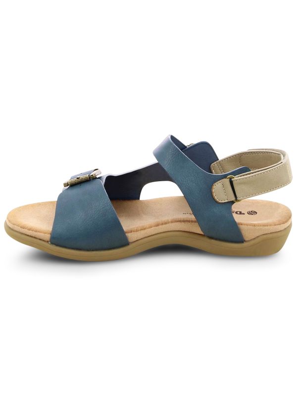 סנדלים שטוחים עם אבזמים DOCKERS לנשים