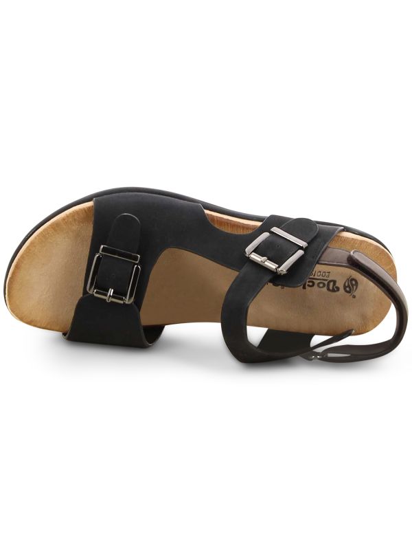 סנדלים שטוחים עם אבזמים DOCKERS לנשים