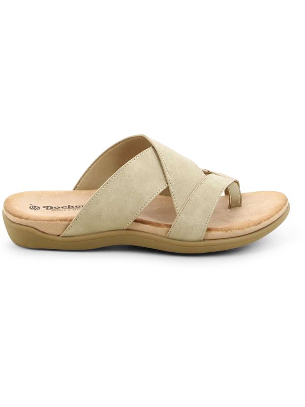 כפכפי אצבע לנשים עם רצועות מוצלבות