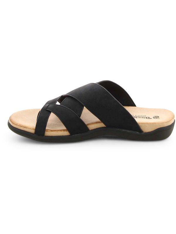 כפכפי אצבע לנשים עם רצועות מוצלבות