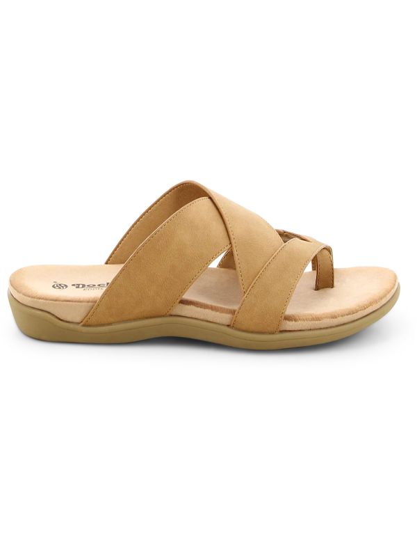 כפכפי אצבע לנשים עם רצועות מוצלבות