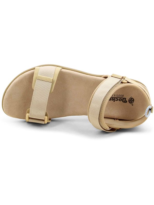 סנדלים שטוחים רצועות וולקרו DOCKERS לנשים