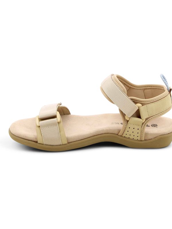 סנדלים שטוחים רצועות וולקרו DOCKERS לנשים
