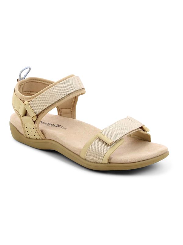 סנדלים שטוחים רצועות וולקרו DOCKERS לנשים