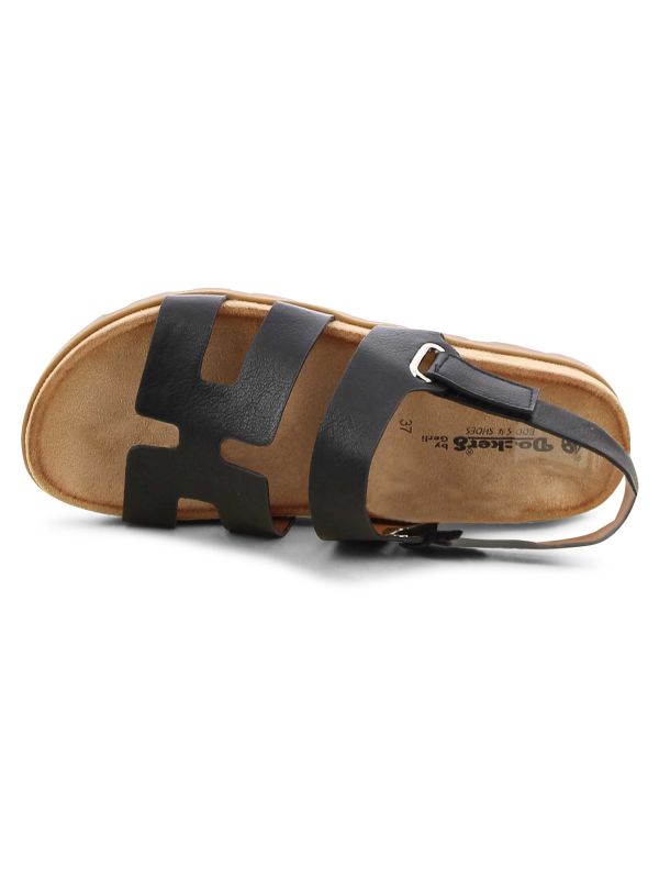 סנדלי וולקרו שטוחים DOCKERS לנשים