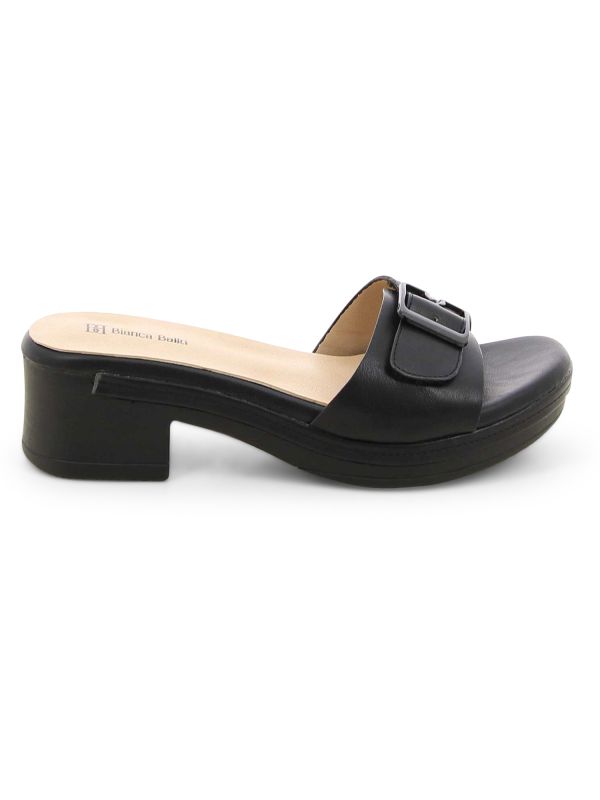 כפכפי עקב עם אבזם לנשים