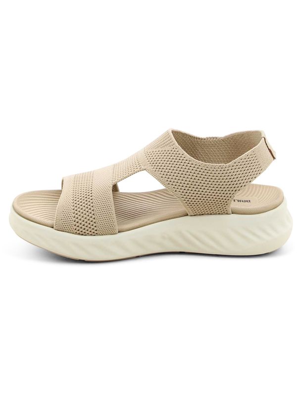 סנדלי נוחות מחוררים עם עקב רוקי לנשים