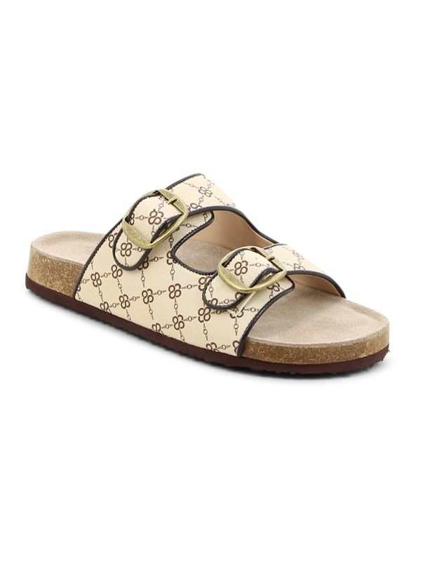 כפכפי רצועות עם דוגמא לנשים