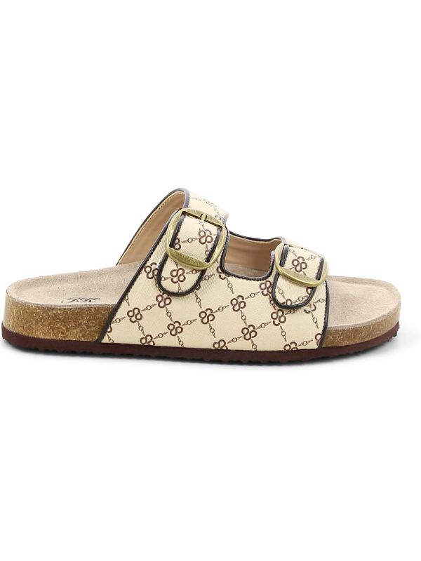 כפכפי רצועות עם דוגמא לנשים