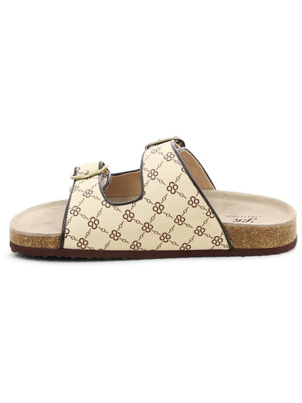 כפכפי רצועות עם דוגמא לנשים