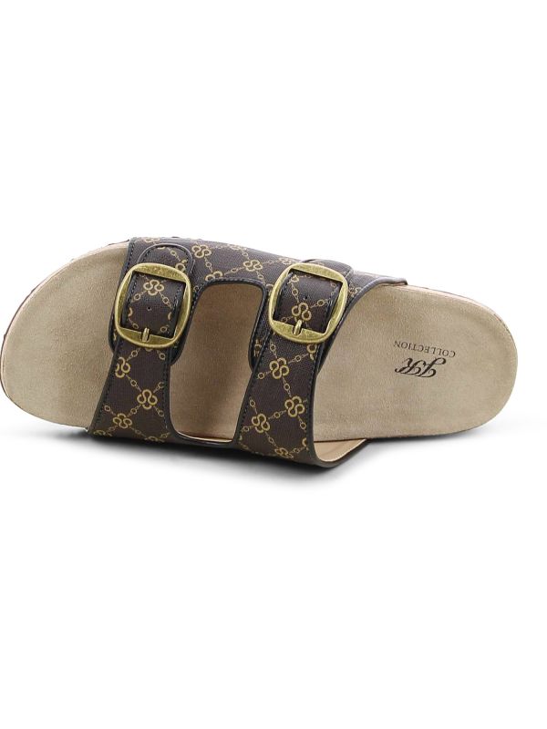 כפכפי רצועות עם דוגמא לנשים