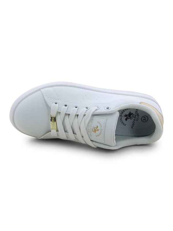 נעלי סניקרס קלאסיות שחור לבן LEE COOPER