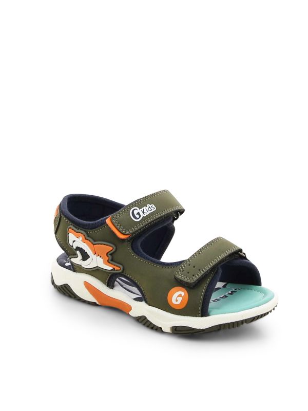 סנדלי ילדים דוגמת כריש