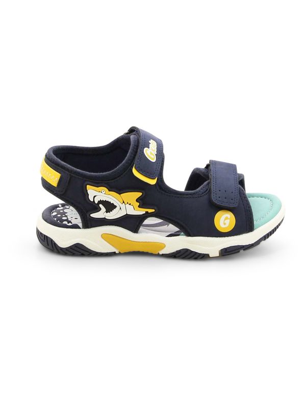 סנדלי ילדים דוגמת כריש