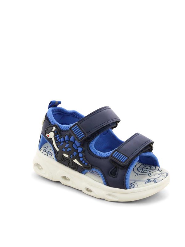 סנדלי אורות לילדים דוגמת דינוזאור