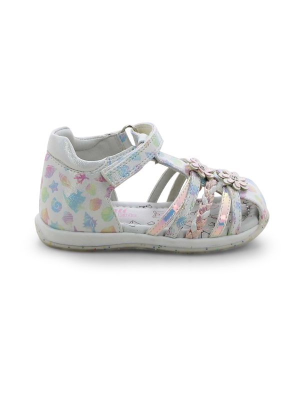 סנדלי פעוטות קלועים דוגמת אוקיינוס