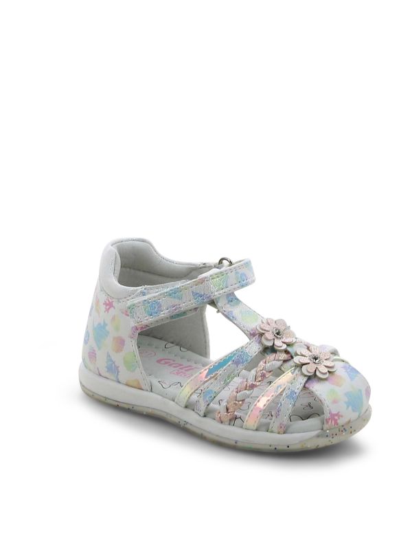 סנדלי פעוטות קלועים דוגמת אוקיינוס