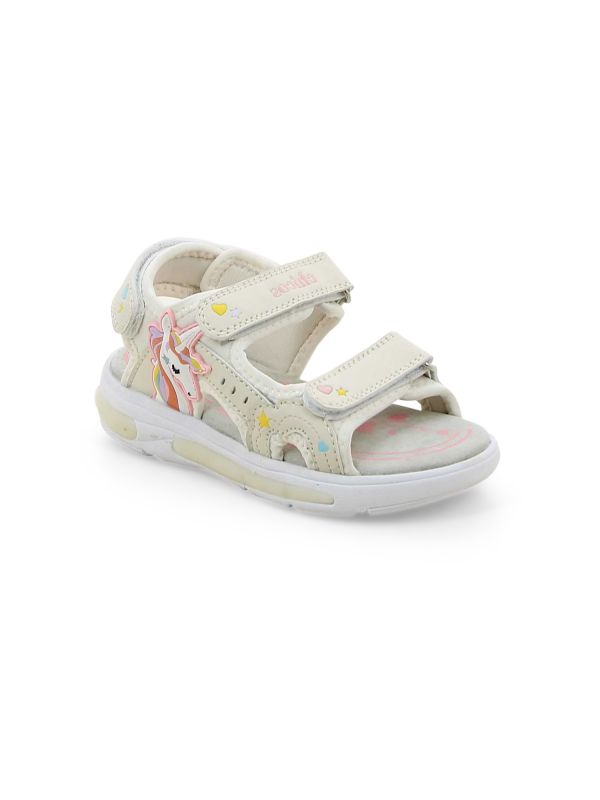 סנדלי יוניקורן רצועות וולקרו לילדות