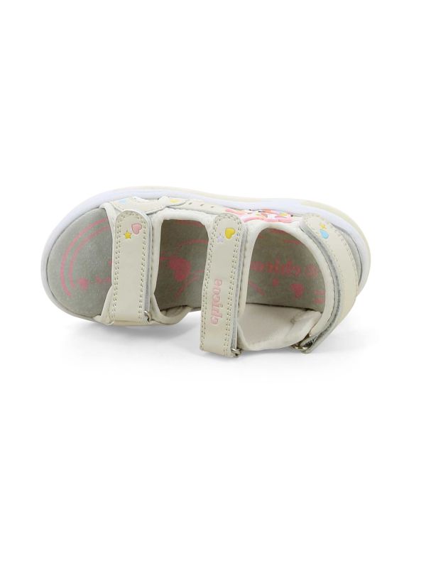 סנדלי יוניקורן רצועות וולקרו לילדות