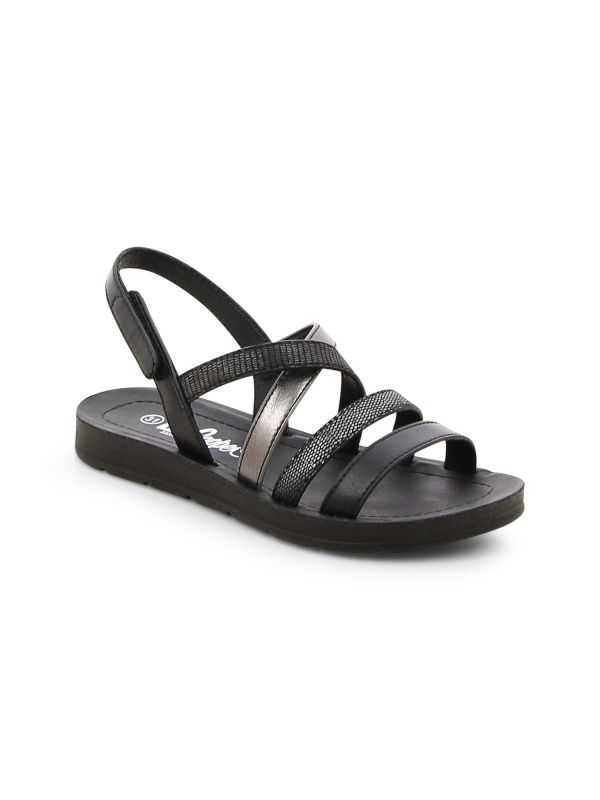 סנדלי ילדות קלועים ב3- גוונים