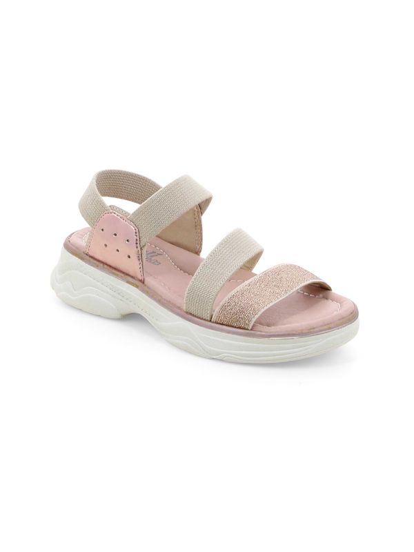 סנדלי רצועות מנצנצות לילדות