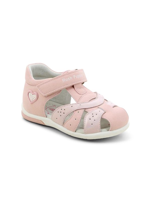 סנדלי פעוטות סגורים דוגמת לבבות HUSH PUPPIES