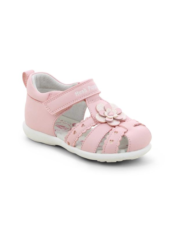 סנדלי פעוטות סגורים דוגמת פרחים HUSH PUPPIES