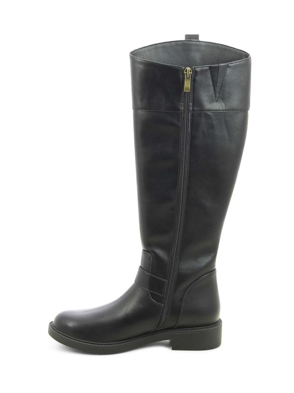 מגפי רכיבה גבוהים עם אבזם לנשים