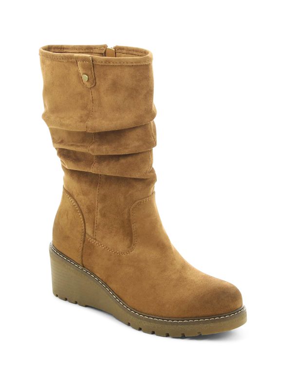 מגפוני רוקי בדוגמת כיווצים לנשים