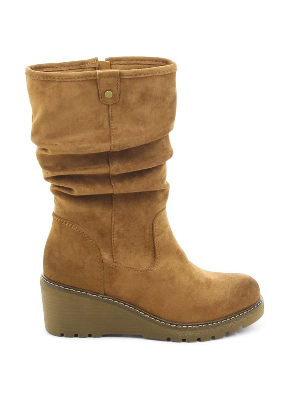 מגפוני רוקי בדוגמת כיווצים לנשים