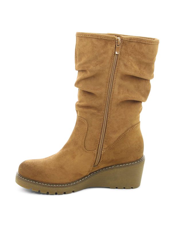 מגפוני רוקי בדוגמת כיווצים לנשים