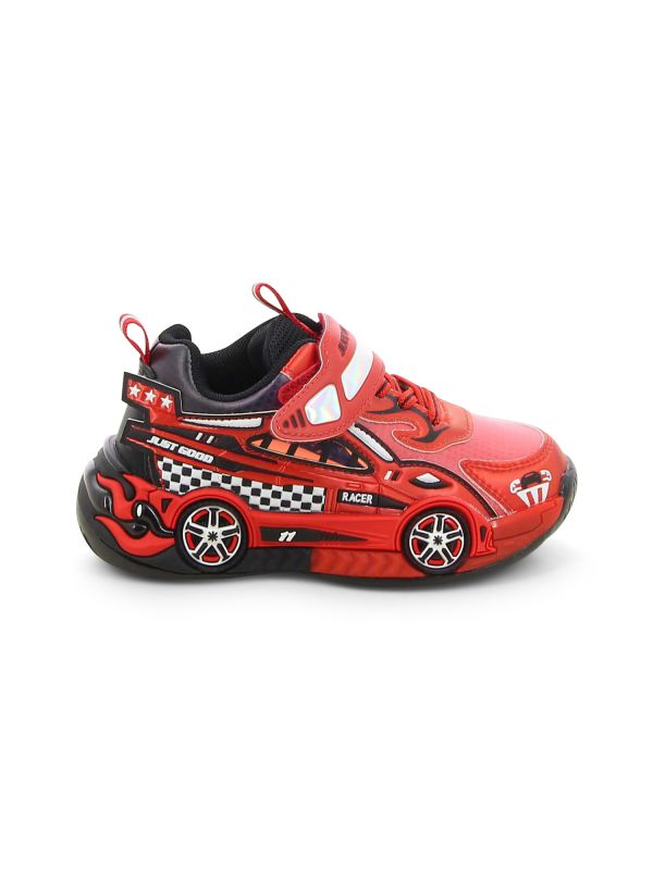 נעלי ילדים בעיצוב מכונית מרוץ