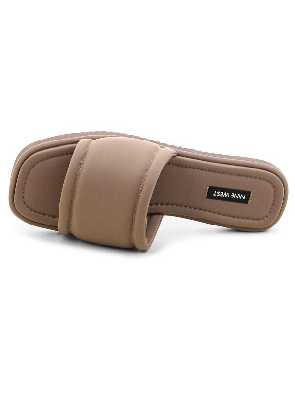 כפכפי רצועה עבה בד סקובה לנשים