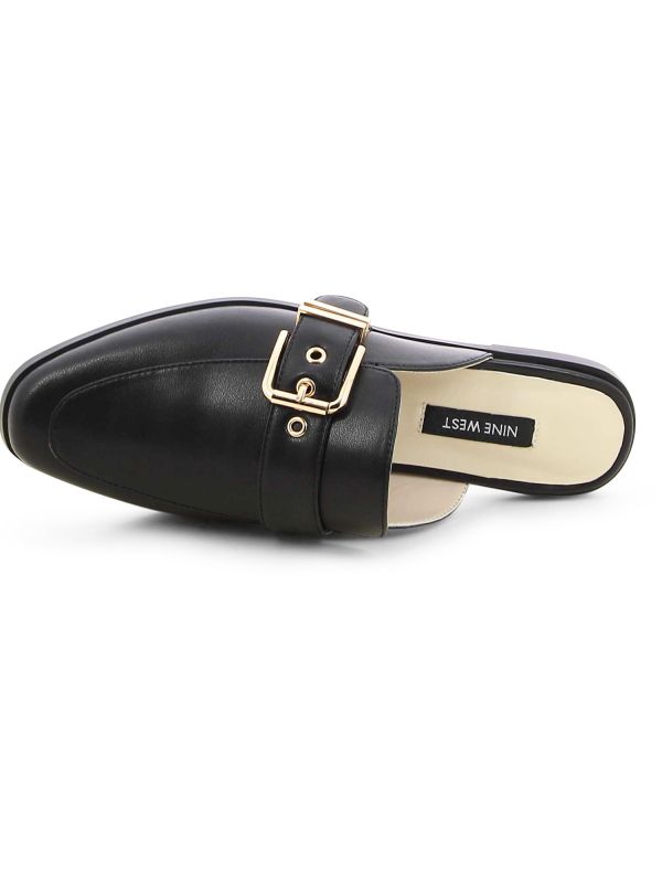 כפכפי מיול שטוחים עם אבזם מוזהב