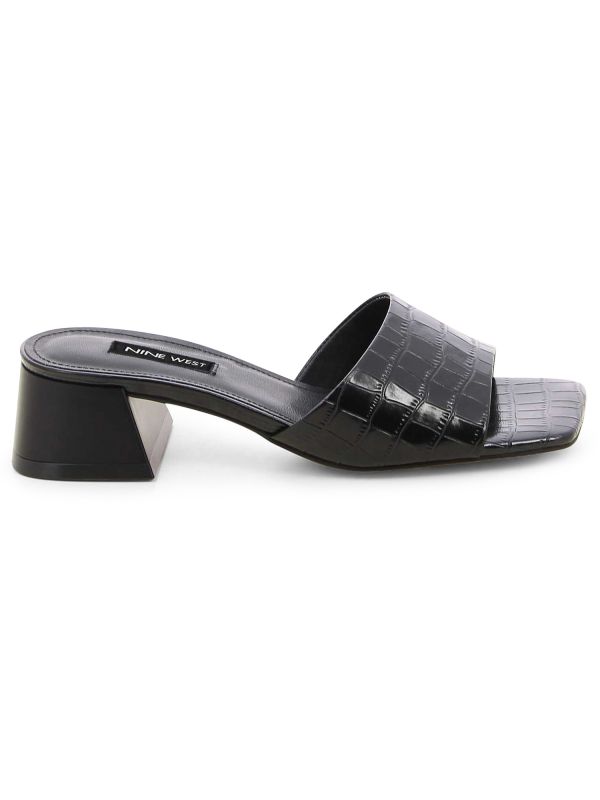 כפכפי עקב דוגמת נחש לנשים